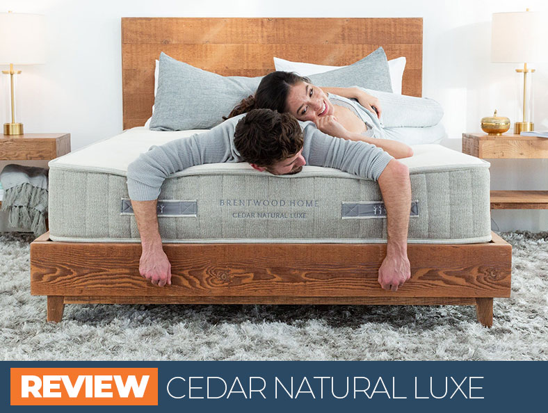 Our in depth overview of the Brentwood Cedar Natural Luxe mattress