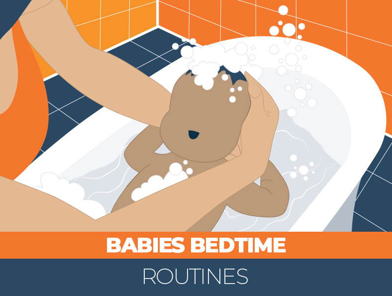 Routines for baby bedtime