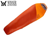 Winner outfitters orange mummy camping bag small