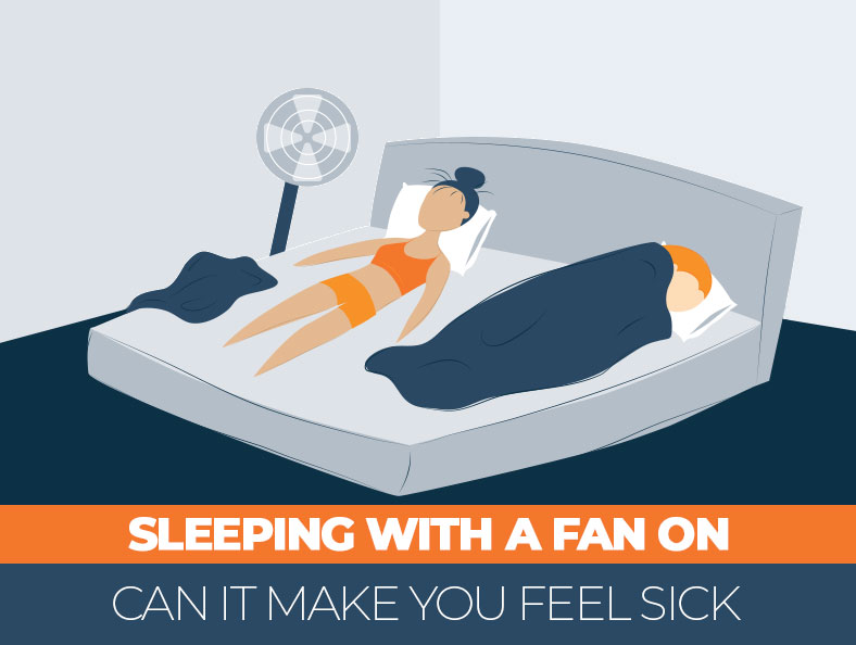 Is it OK to sleep with the fan on?