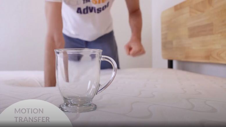 Testing Motion Isolation on Love and Sleep