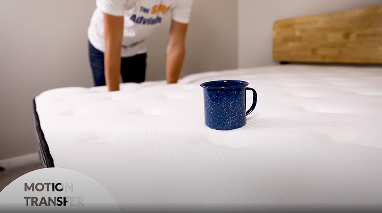 Testing motion transfer on Plank mattress