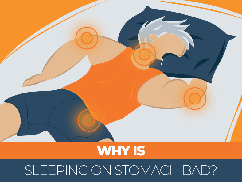 3 Reasons Why Sleeping On Your Stomach Is Bad for You