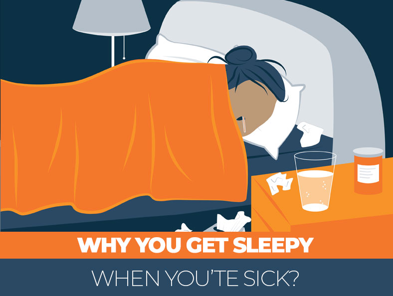 Why You’re Sleepy When Sick