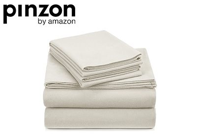 Pinzon Signature Cotton Heavyweight Velvet Flannel Sheet Set product image small