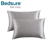 Product image of Bedsure satin pillowcase small