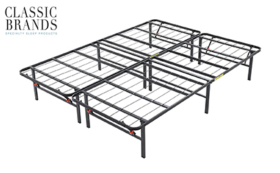 Classic Brands Hercules Black Heavy Duty Metal 14-Inch Platform Mattress Foundation Bed Frame product image