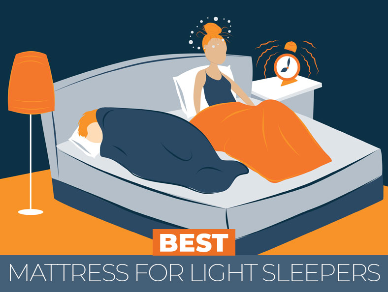 highest rated beds for light sleepers