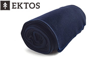 product image of EKTOS 100% Wool Blanket, Navy Blue small