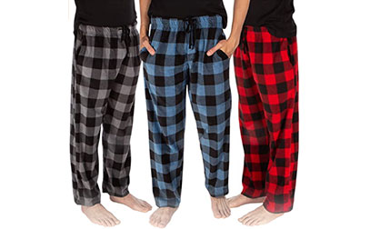 product image of DG Hill 3 Pack Plaid Mens Pajama Pants Set