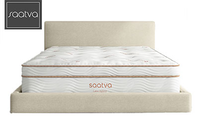 Product image of Saatva hybrid latex mattress