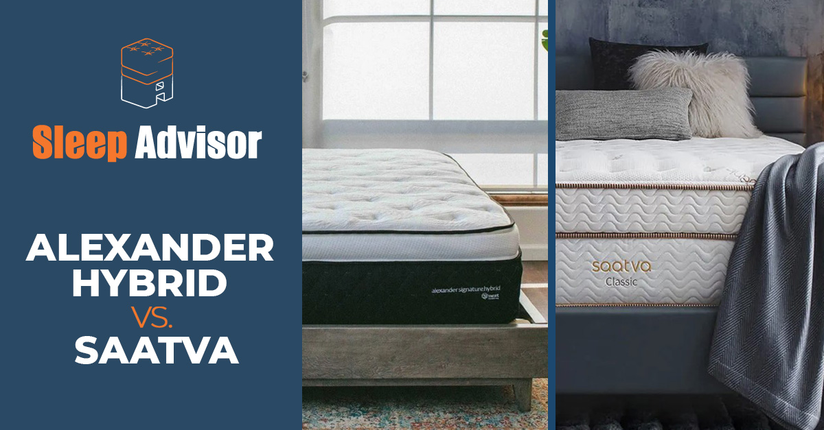 Alexander Signature Hybrid vs. Saatva Mattress Comparison for 2021