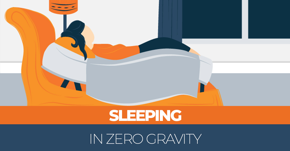 Zero gravity sleep position clearance