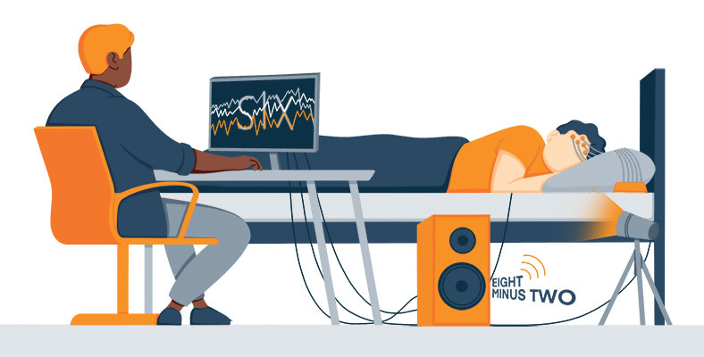 Illustration of a Dream Experiment During the REM Sleep Illustration of a Dream Experiment During the REM Sleep