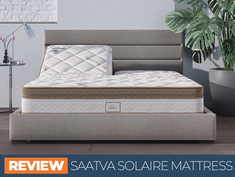 review of the saatva solaire bed