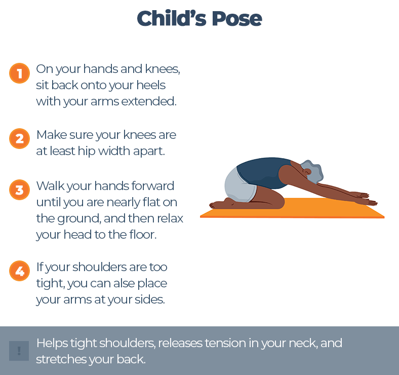 Child's Pose Stretch