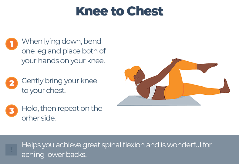 Knee to Chest Stretch Knee to Chest Stretch