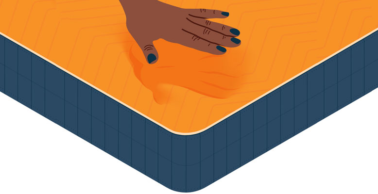 memory-foam-mattress-illustration memory foam mattress illustration