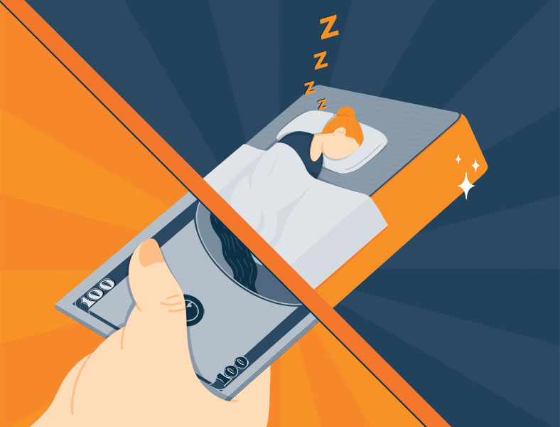 Budget For Mattress Illustration Budget For Mattress Illustration