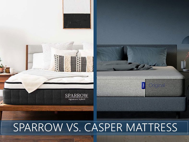 Our Sparrow Signature Hybrid vs. Casper Bed Comparison for 2024