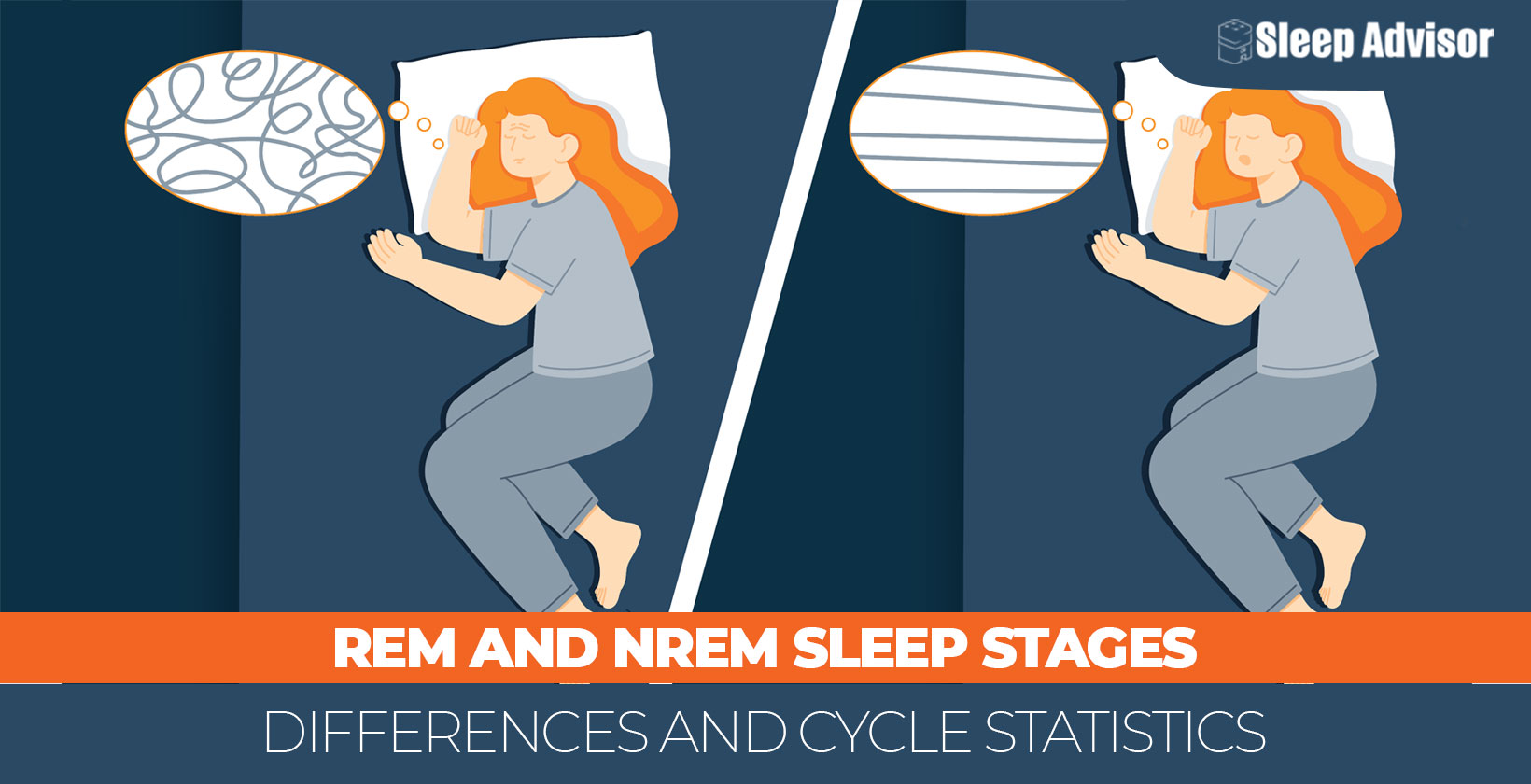 REM and NREM Sleep Stages: Differences and Cycle Statistics