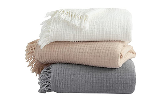 product-image-of-EMME-Throw-Blanket-Muslin-100%-Cotton product image of EMME Throw Blanket Muslin 100% Cotton