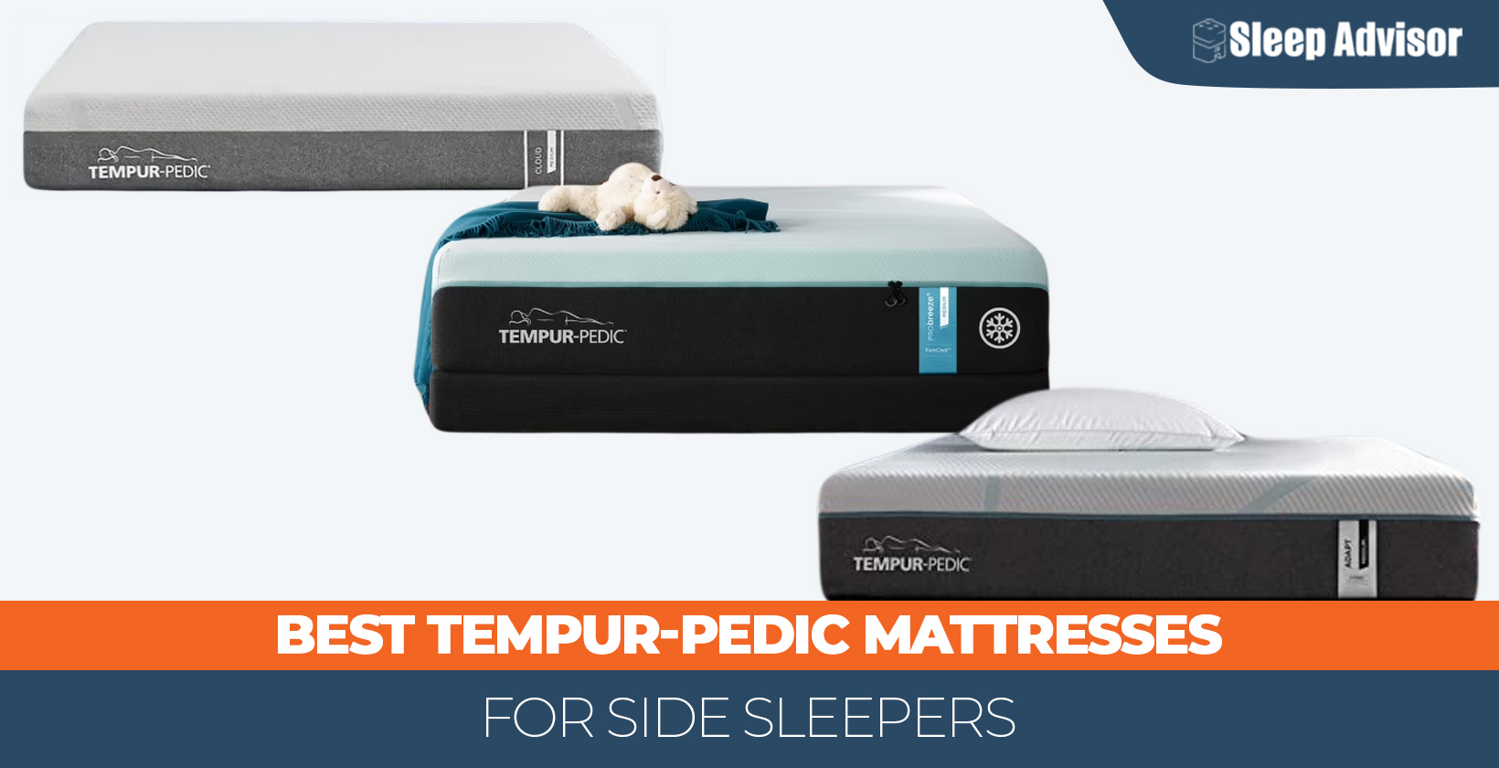 The Best Tempur-Pedic Mattresses for Side Sleepers Review 1640x840px