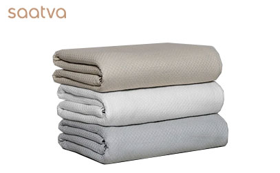 Saatva Diamond Knit Blanket product