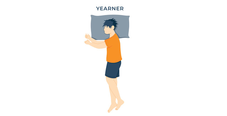 man-sleeping-in-a-yearner-sleeping-position man sleeping in a yearner sleeping position