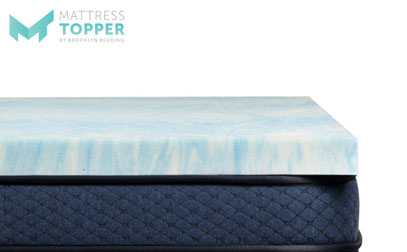 mattress topper gel swirl memory foam product