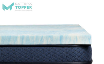 Brooklyn Bedding Gel Swirl Mattress Topper
