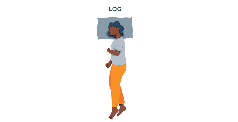 woman-sleeping-in-a-log-sleeping-position woman sleeping in a log sleeping position