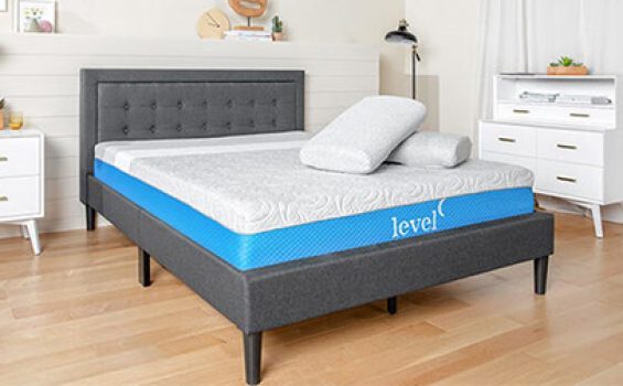 Lifestyle photo of Level Sleep mattress
