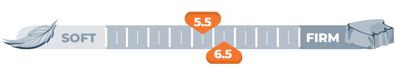DreamCloud vs. Helix Midnight Mattress Comparison for 2025 9 firmness scale for 5.5 and 6.5