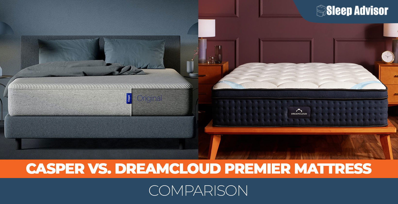 Casper vs. DreamCloud Premier Bed Comparison for 2025