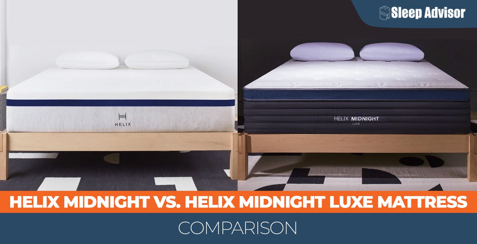 Helix Midnight vs. Helix Midnight Luxe Mattress Comparison for 2024