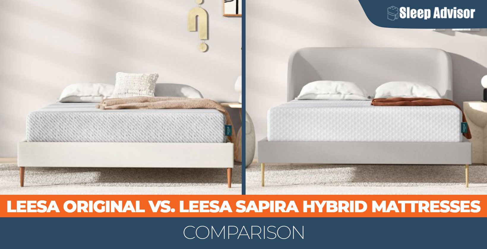 Leesa Original vs. Leesa Sapira Hybrid Bed Comparison