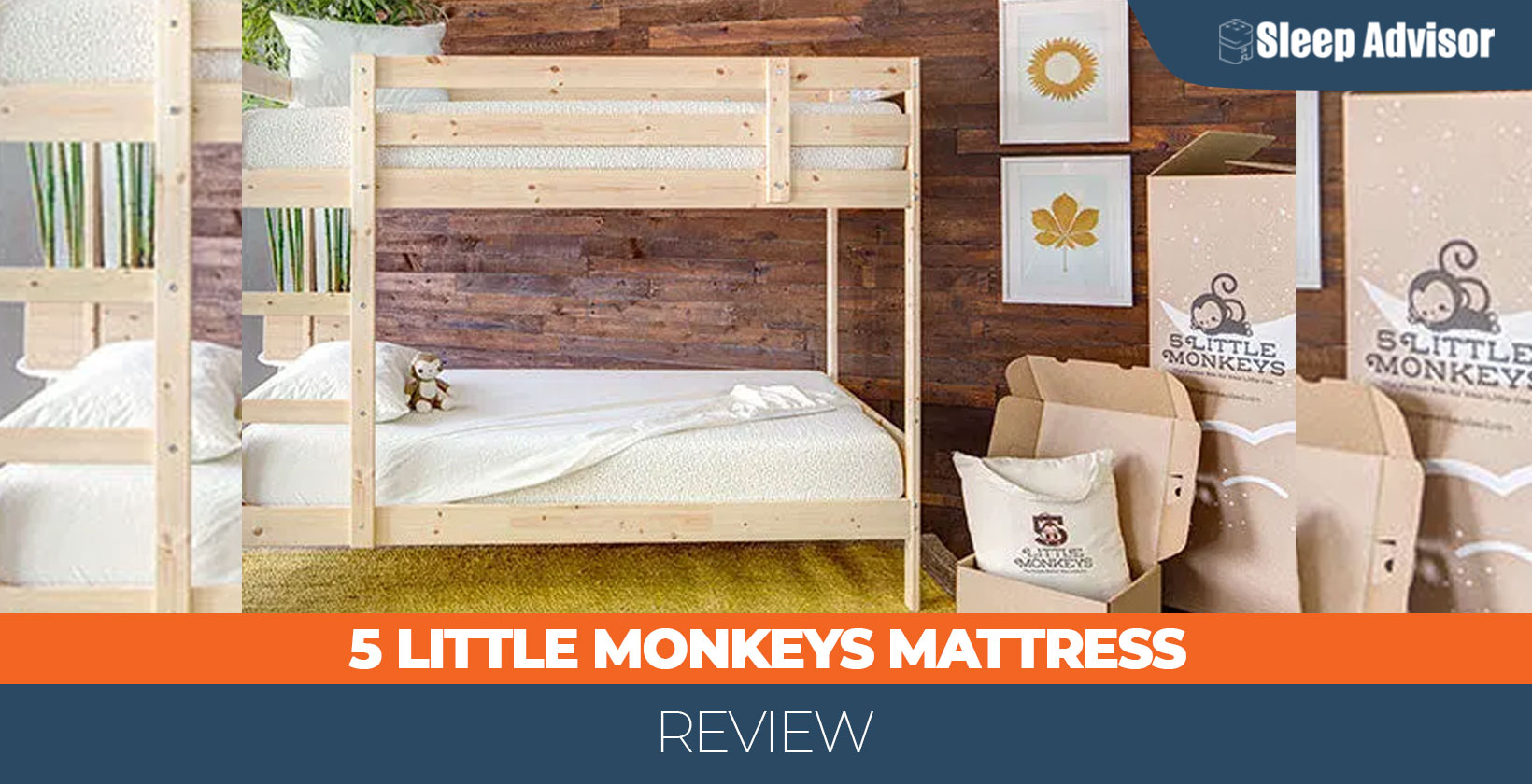 5 Little Monkeys Kids Waterproof Mattress Protector Full