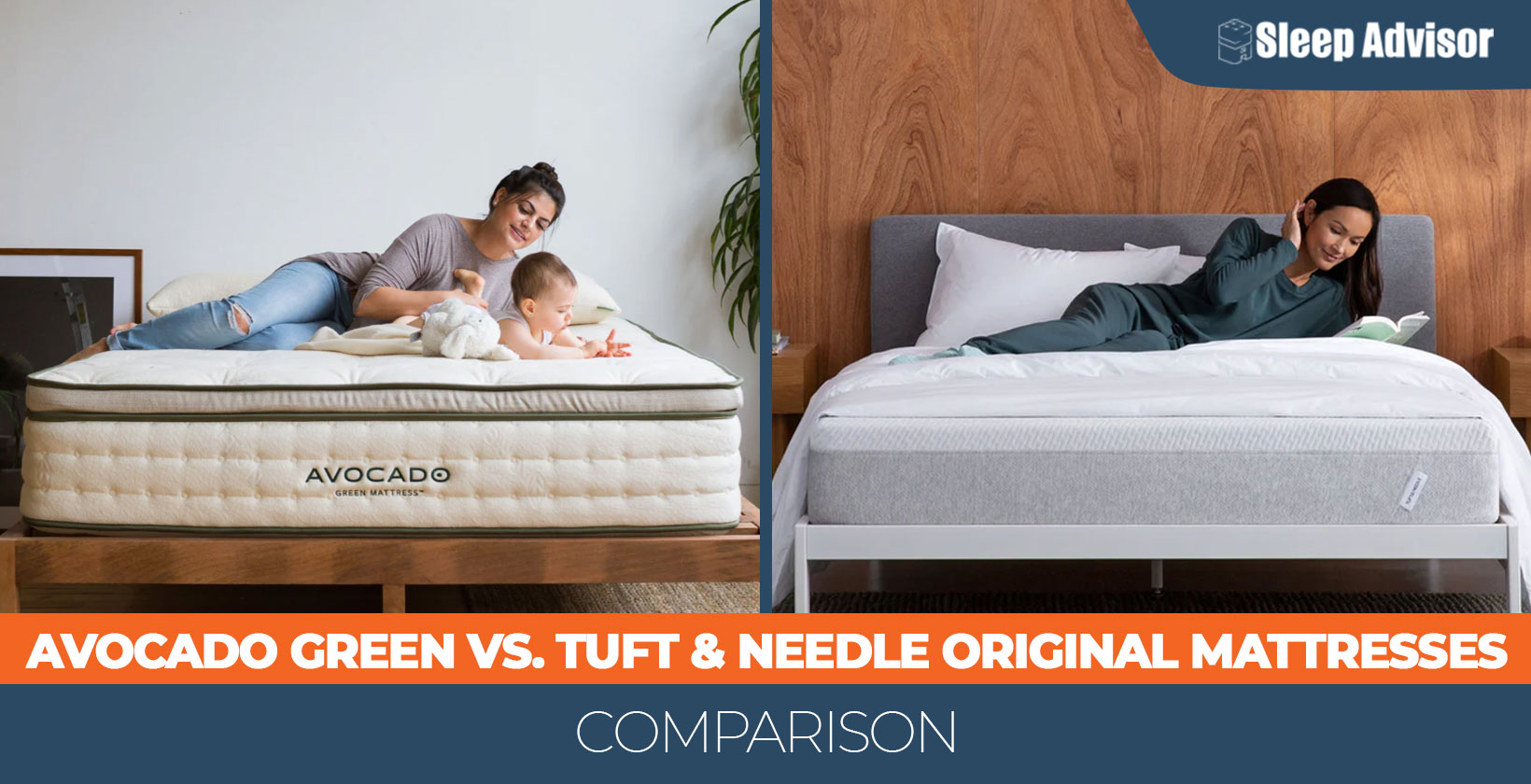 Avocado Green vs. Tuft & Needle Original Comparison