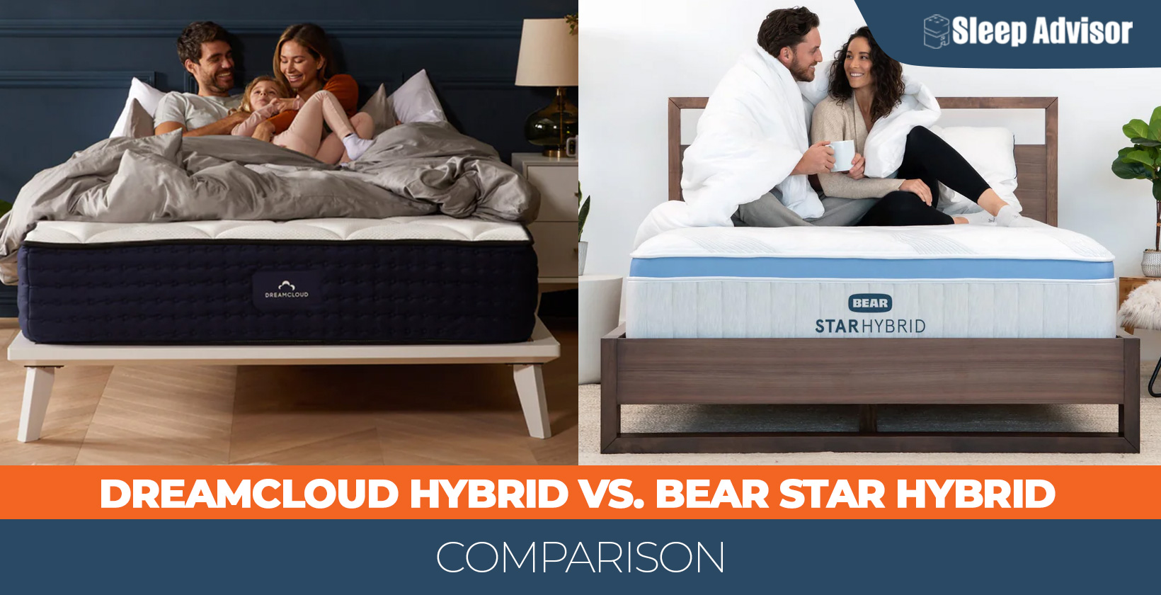 Our in depth comparison for DreamCloud Hybrid versus Bear Star Hybrid
