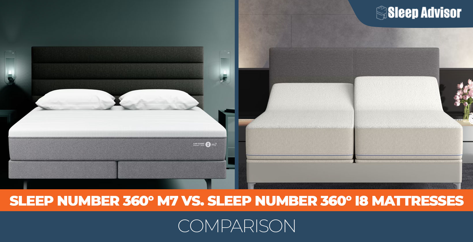 Sleep Number 360° m7 vs. Sleep Number 360° i8 Bed Comparison