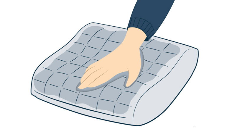 gel-pillow-illustration gel pillow illustration