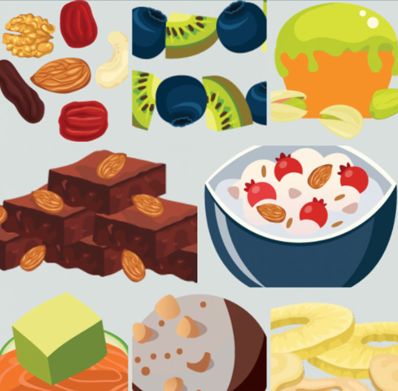 snacks illustration