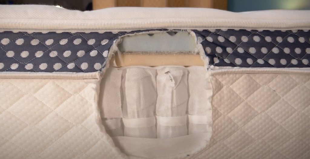 A hybrid mattress interior, tested by Julia Forbes