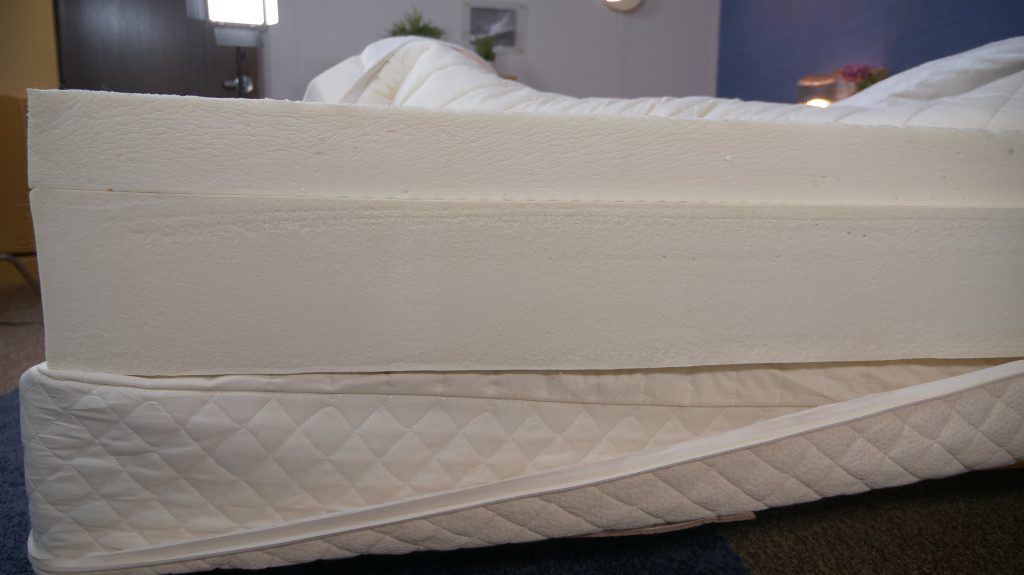 Take a closer look at the Pushbed Botanical Bliss mattress construction