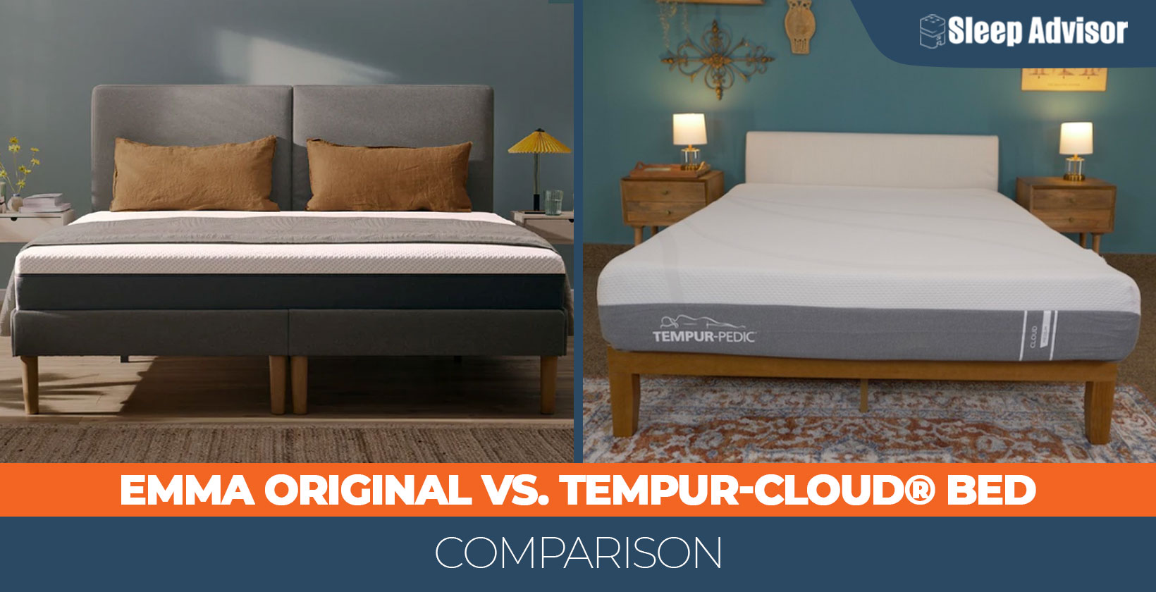 Our Emma Original vs. Tempur-Pedic TEMPUR-Cloud® Bed Comparison for 2024