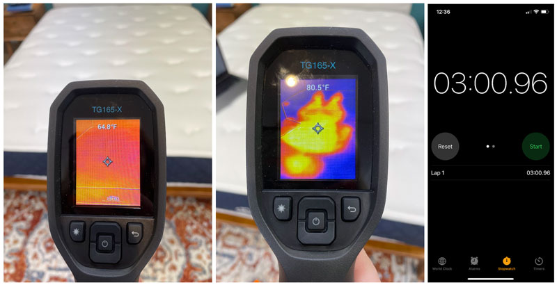 Temperature gun testing for BB signature hybrid