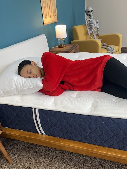 Brooklyn Bedding Signature Hybrid lightweight side sleeper testing