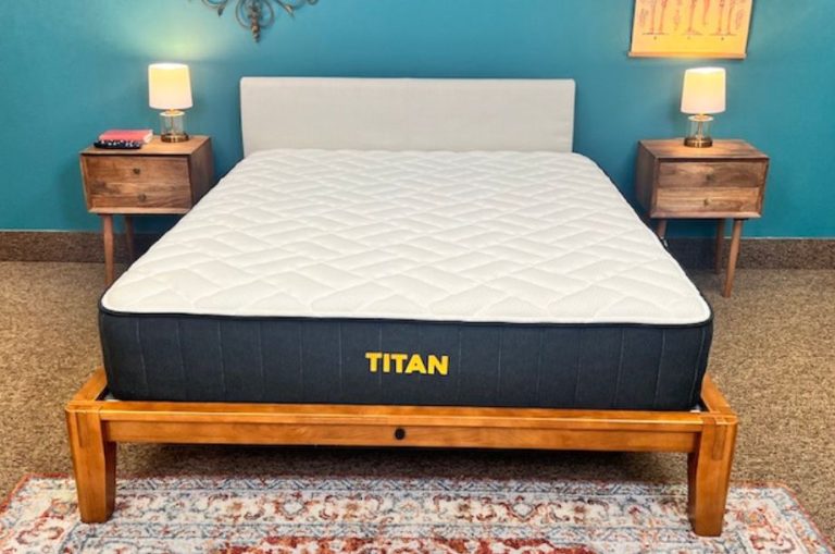 Titan Plus mattress testing image