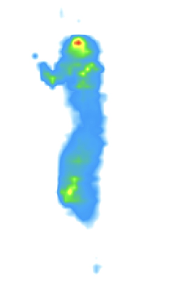 winkbed side sleeping pressure map